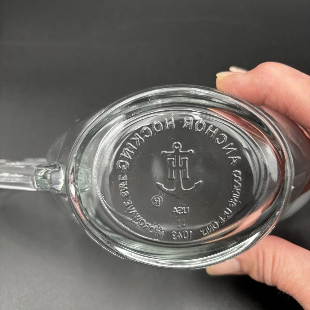 Anchor Hocking Clear Glass‎ Gravy Boat